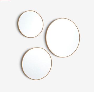 Drie naturel eiken spiegels nieuw beschikbaar voor biedingen