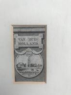 Heukelum, Buuren, miniatuurets Cornelis Visscher, 1729, mooi, Antiek en Kunst, Kunst | Etsen en Gravures, Ophalen of Verzenden