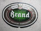 bieretiket Nederland 11-9 (A17) brand, Verzamelen, Biermerken, Ophalen of Verzenden, Gebruikt, Overige typen, Brand