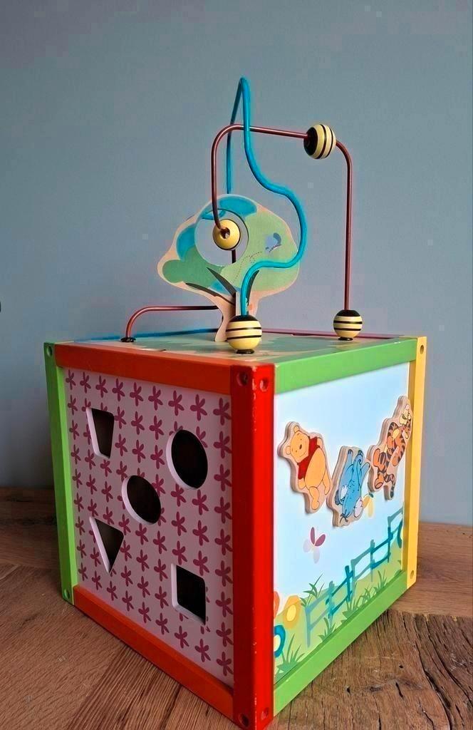 Activiteitenkubus hout Eichhorn activity cube wood Disney, Kinderen en Baby's, Speelgoed | Houten speelgoed, Zo goed als nieuw