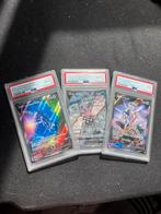 Dialga V #177 PSA8, Palkia V #167 PSA10, Arceus V #166 PSA9, Ophalen of Verzenden, Nieuw, Losse kaart