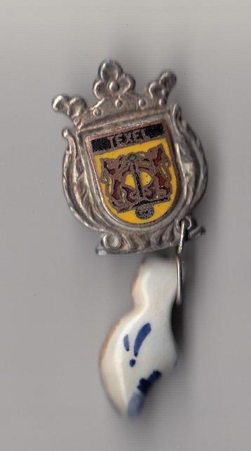 Texel emaille Stadswapen broche beschikbaar voor biedingen