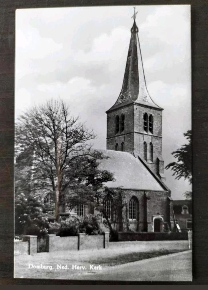 Domburg - Nederlands Hervormde Kerk (Dorpskerk), Verzamelen, Ansichtkaarten | Nederland, Ongelopen, Zeeland, 1960 tot 1980, Ophalen of Verzenden
