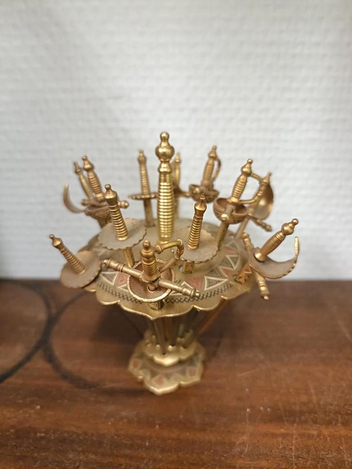 Vintage Cocktail Prikkers Set Toledo, Antiek en Kunst, Antiek | Bestek, Ophalen of Verzenden