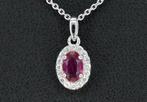 Diverse diamanten en gouden sieraden met certificaat, Ophalen of Verzenden, Goud, Hanger, Met edelsteen