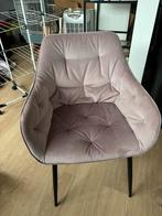Roze velvet eetkamerstoel 1 stuk - Loods 5, Ophalen, Zo goed als nieuw, Overige kleuren, Eén