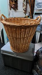 Grote rieten mand, Huis en Inrichting, Ophalen, Zo goed als nieuw, Rond, Riet