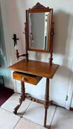 Antiek Hollandse houten kaptafel mwt cerlicgting., Ophalen, Antiek., Gebruikt, 100 tot 150 cm