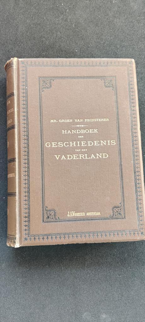 Handboek Geschiedenis Vaderland - 1895, Boeken, Geschiedenis | Vaderland, Ophalen of Verzenden