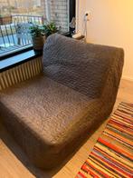 Slaapfateuil grijs, Ophalen, 90 cm, Eenpersoons, Zo goed als nieuw