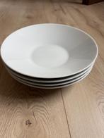 Witte diepe borden 25cm 4 stuks, Ophalen, Gebruikt, Bord(en), Overige stijlen