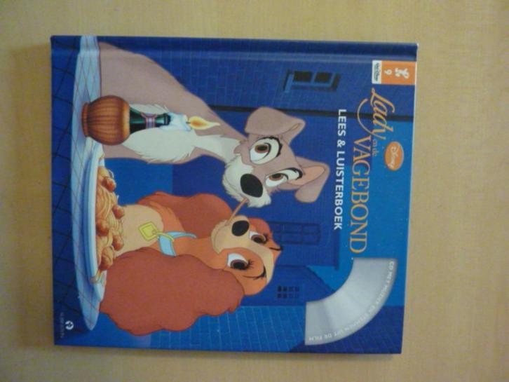 Walt Disney - Lady en de Vagebond lees & luisterboek, Boeken, Overige Boeken, Zo goed als nieuw, Verzenden