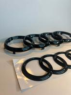 Audi ringen hoogglans zwart alle modellen beschikbaar, Auto diversen, Tuning en Styling, Ophalen of Verzenden