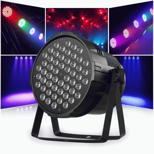 DJLicht 60W RGBW Led Par 54 leds, Geluidgestuurd, ., Nieuw, Ophalen of Verzenden