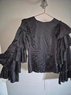 Nieuwe aparte zwarte blouse/top aparte mouwen S/M, Kleding | Dames, Blouses en Tunieken, Allyson, Zwart, Nieuw, Ophalen of Verzenden