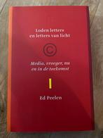 Loden letters en letters van licht - Ed Peelen, Ophalen of Verzenden, Zo goed als nieuw, Media