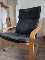 IKEA Poäng Fauteuil Svart, Ophalen, Gebruikt, Hout, 50 tot 75 cm