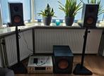 Luidspreker setje, 2.1 kanaals, Gebruikt, 60 tot 120 watt, Front, Rear of Stereo speakers, Ophalen