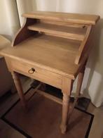 Grenen Telefoontafeltje met Opbergruimte, Ophalen of Verzenden, Gebruikt, Vintage