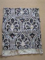 Grote blauw met zilveren accenten sjaal., Ophalen of Verzenden, Nieuw, Maat 46/48 (XL) of groter, Sjaal