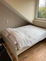 Brimnes Bed 140x200 - Twijfelaar met matras, Ophalen, Gebruikt, Wit, 140 cm