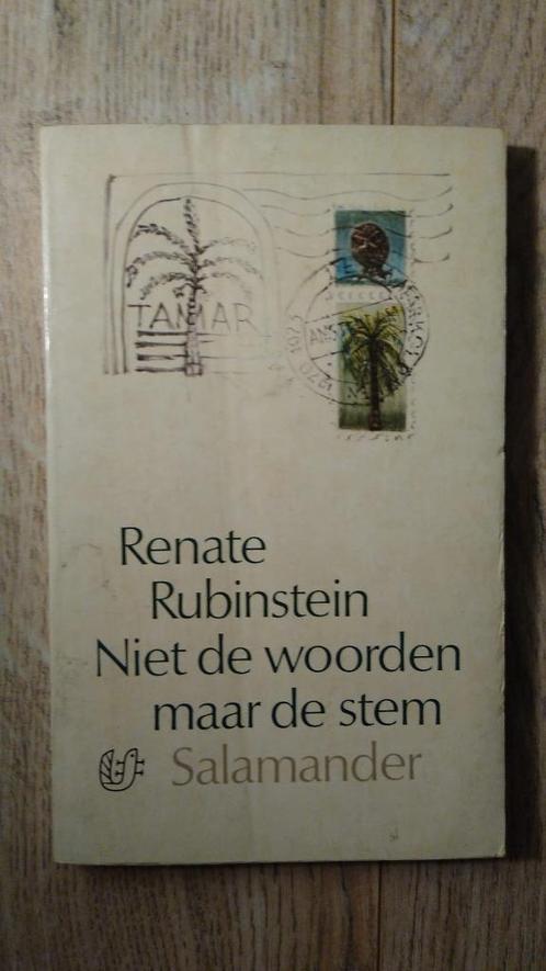 Niet de woorden maar de stem - Rubinstein, Boeken, Literatuur, Gelezen, Nederland, Ophalen of Verzenden