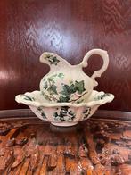 Antieke Staffordshire Ironstone waskom & kan – Ivy, Antiek en Kunst, Ophalen of Verzenden