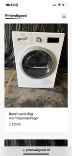 Bosch serie 6 A+++ warmtepompdroger met 6mnd garantie, Ophalen, 6 tot 8 kg, Zo goed als nieuw, 85 tot 90 cm