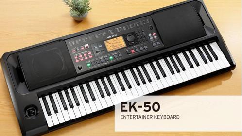Korg EK-50 keyboard met 3 jaar garantie Korg EK50, Muziek en Instrumenten, Keyboards, Nieuw, 61 toetsen, Korg, Aanslaggevoelig