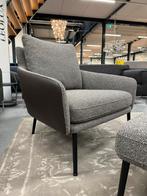 2 Nieuw Rolf Benz Jon Fauteuil bruin stof leer Design stoel, Nieuw, 75 tot 100 cm, Ophalen of Verzenden, Stof