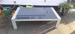 Gratis glazen salontafel 140 cm x 80 cm x 38 cm, Huis en Inrichting, Tafels | Salontafels, Ophalen, Gebruikt, 100 tot 150 cm, 50 tot 100 cm