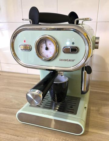 Silvercrest espressomachine koffiezetapparaat mintgroen beschikbaar voor biedingen