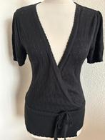 King Louie maat L Retro zwart wikkel vest top 2773, Kleding | Dames, Zwart, Maat 42/44 (L), Ophalen of Verzenden, Zo goed als nieuw