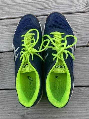 Asics Gel-Tactic Sportschoenen navy/wit/geel (maat 45) beschikbaar voor biedingen