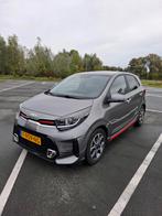 Private lease overname Kia Picanto gt line, Auto's, Voorwielaandrijving, Zwart, 4 stoelen, Leder en Stof