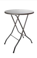 Statafel sta tafel inklapbaar voetsteun rond hout, Ophalen of Verzenden, Nieuw