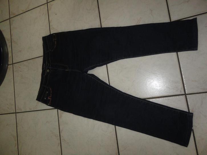 ADB maat 48 taille 50 cm stretch, Kleding | Dames, Spijkerbroeken en Jeans, Zo goed als nieuw, Overige jeansmaten, Blauw, Ophalen of Verzenden