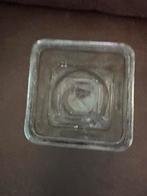 Glazen Vierkante Schaal, Huis en Inrichting, Gebruikt, Schaal, Vierkant, Ophalen of Verzenden