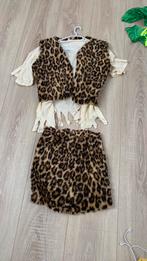 Verkleedkleding tijger print pakje, Kinderen en Baby's, Carnavalskleding en Verkleedspullen, Ophalen of Verzenden, 134 t/m 140