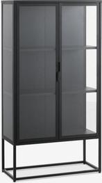 2 Virum vitrinekasten - Jysk, Huis en Inrichting, Kasten | Vitrinekasten, Gebruikt, Metaal, 150 tot 200 cm, 25 tot 50 cm