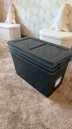 3x opbergdoos 80L, Ophalen, Doos, Minder dan 35 cm, Zo goed als nieuw