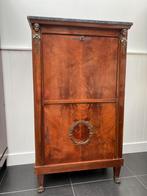 Prachtig secretair Empire stijl rond 1850 mahonie en brons, Ophalen of Verzenden