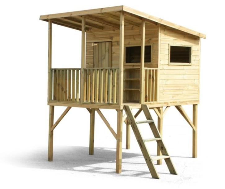 Houten speelhuisje Missy Lotte, Kinderen en Baby's, Speelgoed | Buiten | Speelhuisjes, Nieuw, Hout, Ophalen of Verzenden