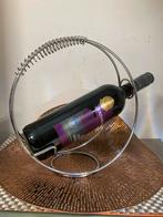 Verchroomde wijnfleshouder, Ophalen of Verzenden, Zo goed als nieuw, Minder dan 5 flessen, Metaal
