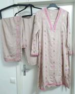 Maat S indiase Marokkaanse kameez sjaal broek geborduurde, Overige typen, Ophalen of Verzenden, Zo goed als nieuw, Roze