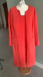 LaDress xxl Ella Peach jas en jurk nieuwe combi crêpe, Nieuw, LaDress, Kostuum of Pak, Maat 46/48 (XL) of groter