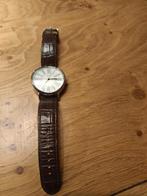 Mooi Oozoo horloge met leren band, Sieraden, Tassen en Uiterlijk, Horloges | Dames, Overige merken, Leer, Staal, Polshorloge