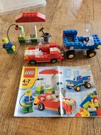 Lego, nr. 5898 Benzinestation. Met boekje, zonder doos., Ophalen of Verzenden, Zo goed als nieuw