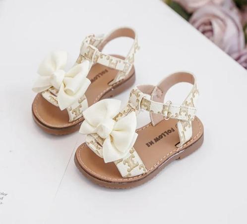 Sandelen met strik - beige mt 20, Kinderen en Baby's, Babykleding | Schoentjes en Sokjes, Nieuw, Meisje, Overige typen, Ophalen of Verzenden