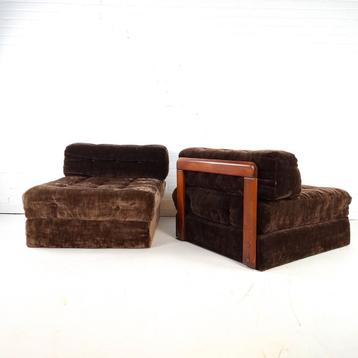 2x vintage slaapfauteuil beschikbaar voor biedingen